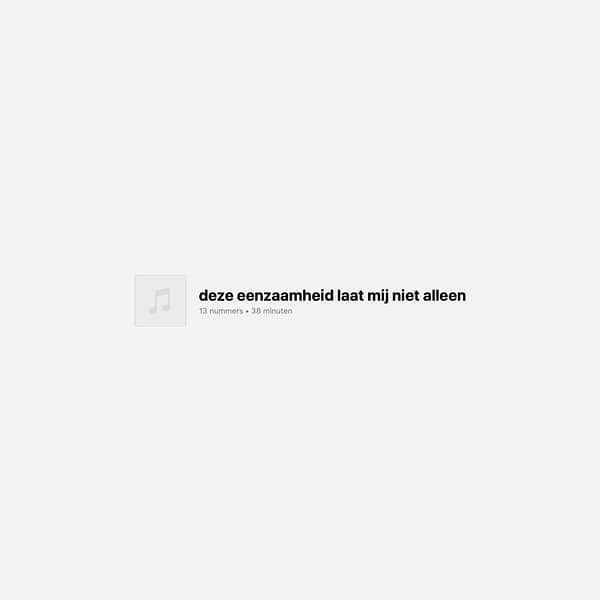 deze eenzaamheid laat mij niet alleen (Vinyl LP) - Afbeelding 2